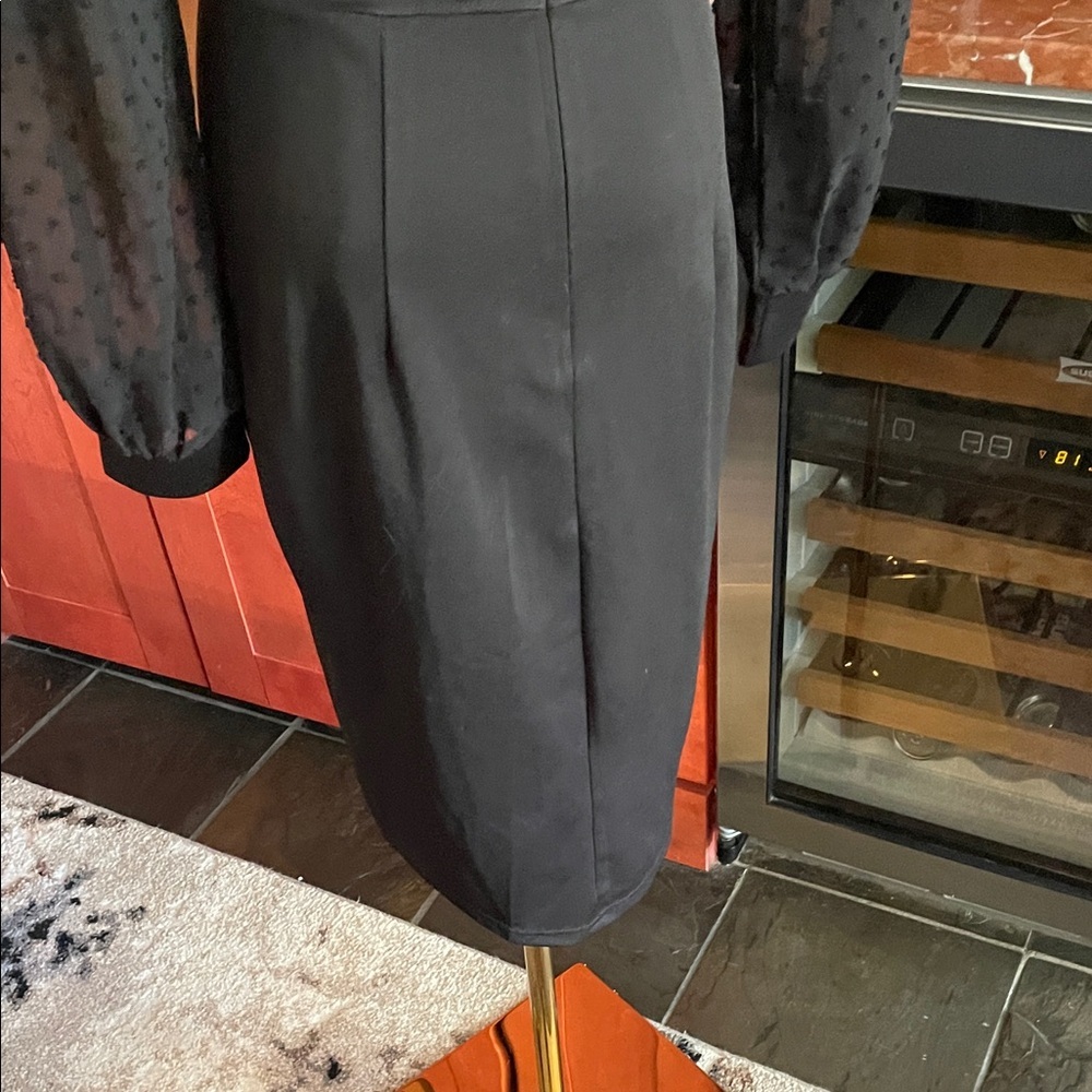 Grace Karin Elegant Black Wrap Dress Small NWT - Picture 7 of 10